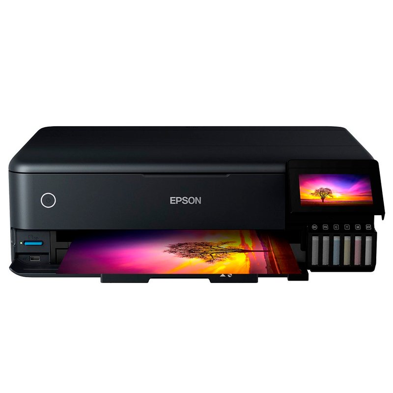 Multifuncional de tinta Epson EcoTank L8180, imprime/escanea/copia, LAN/Wi-Fi/USB 2.0