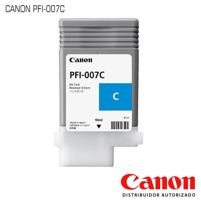 Cartucho de Tinta Canon PFI-007C Cyan
