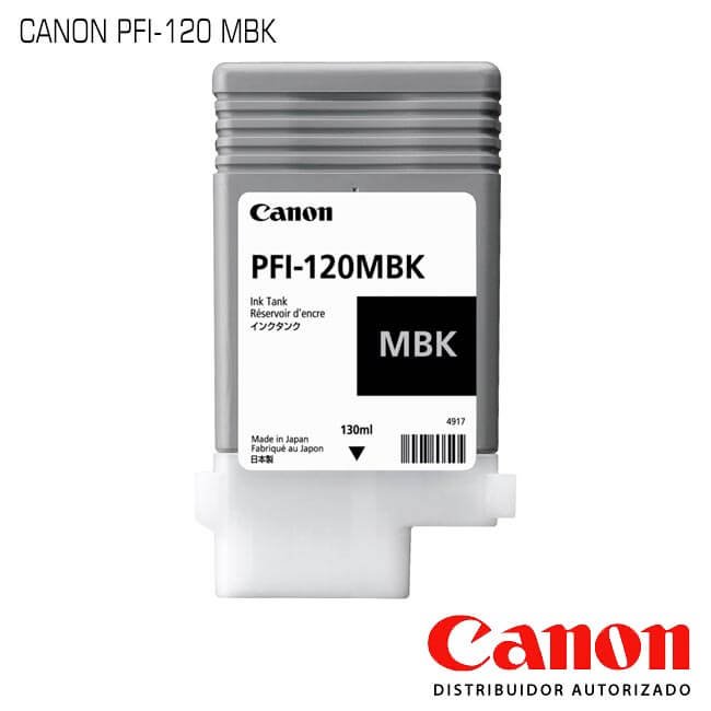 Tanque de Tinta Canon PFI-120MBK Matte Black