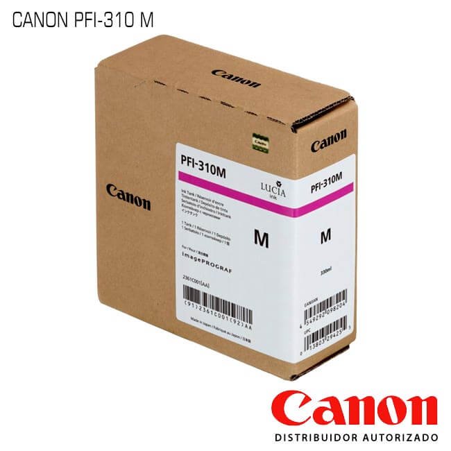 canon pfi-310 m, pfi-310m, pfi-310 m, pfi-310 magenta Tinta Canon PFI-310M Magenta 【 original 】 - Imagen 1