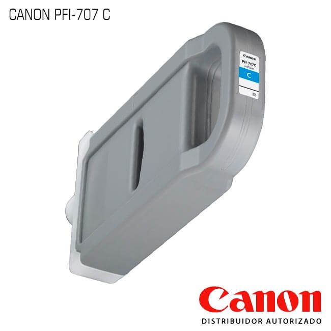 Cartucho de Tinta Canon  PFI-707C Cyan