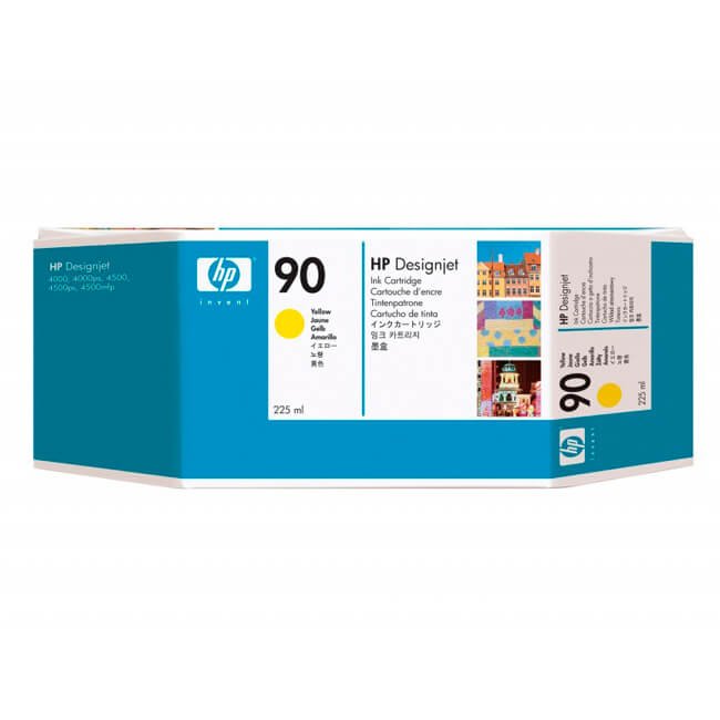 Tinta HP 90 original C5064A Yellow