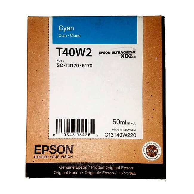 Tinta Epson T40W220 original T40W Cyan