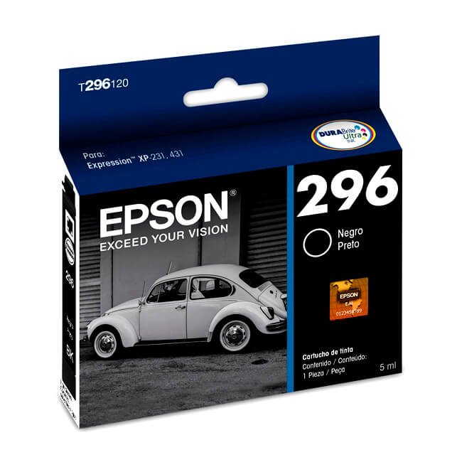 ▷ Cartucho de Tinta Epson 296 Negro 【 original 】