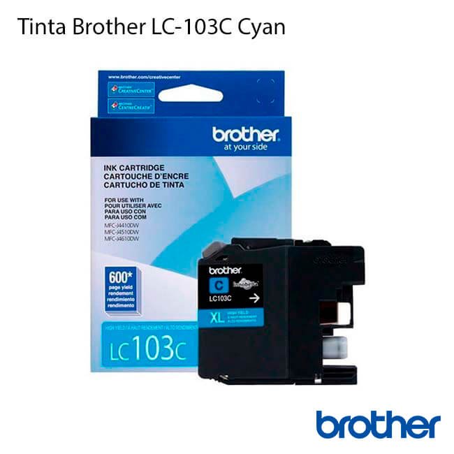 Tinta Brother LC-103C original Cyan