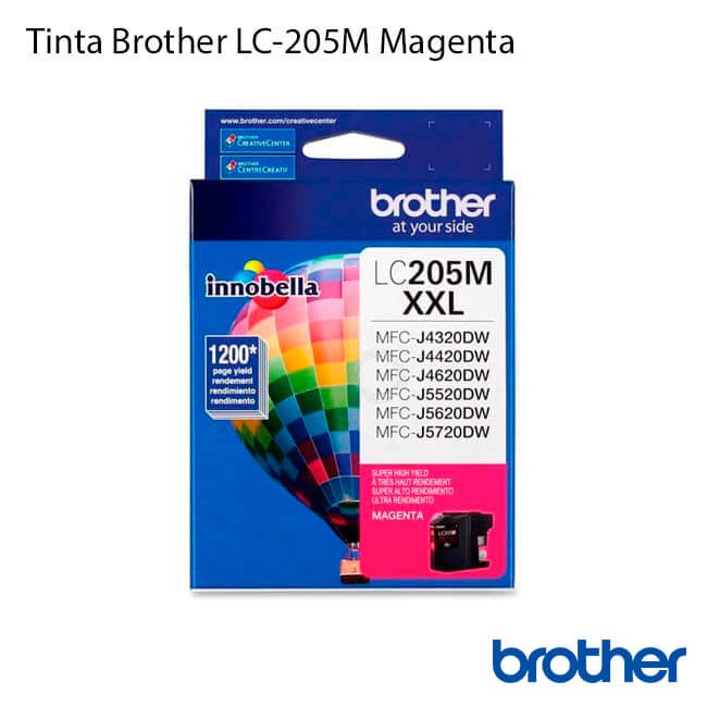 ▷ Tinta Brother LC205M Magenta 【 Cartucho Original 】