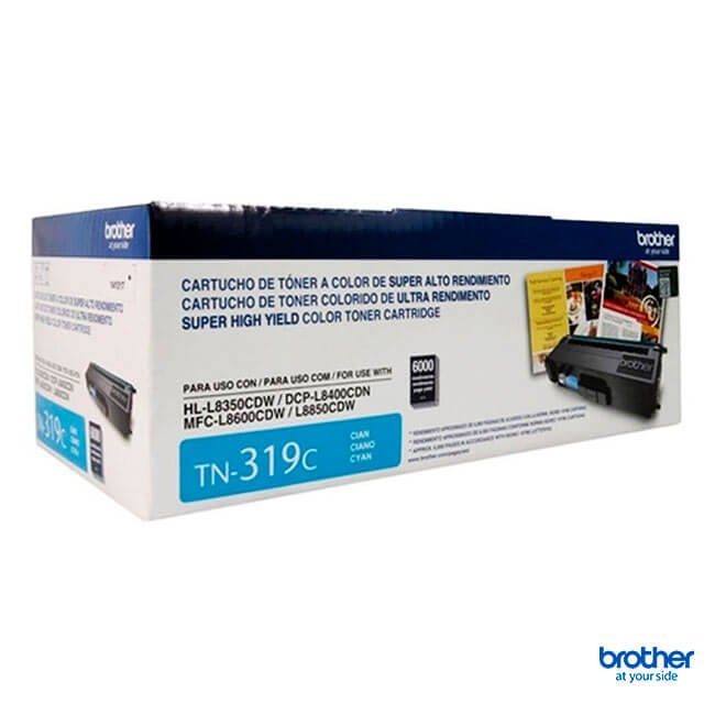 Tóner Brother TN-319C de color Cyan Toner Brother TN-319C Cyan Al Mejor Precio Original - Imagen 1