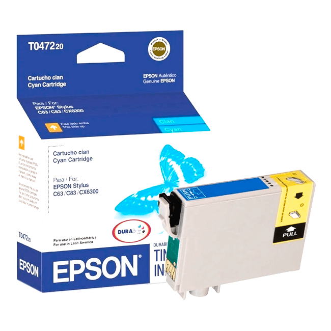 Tinta Epson T047220 original T0472 Cyan