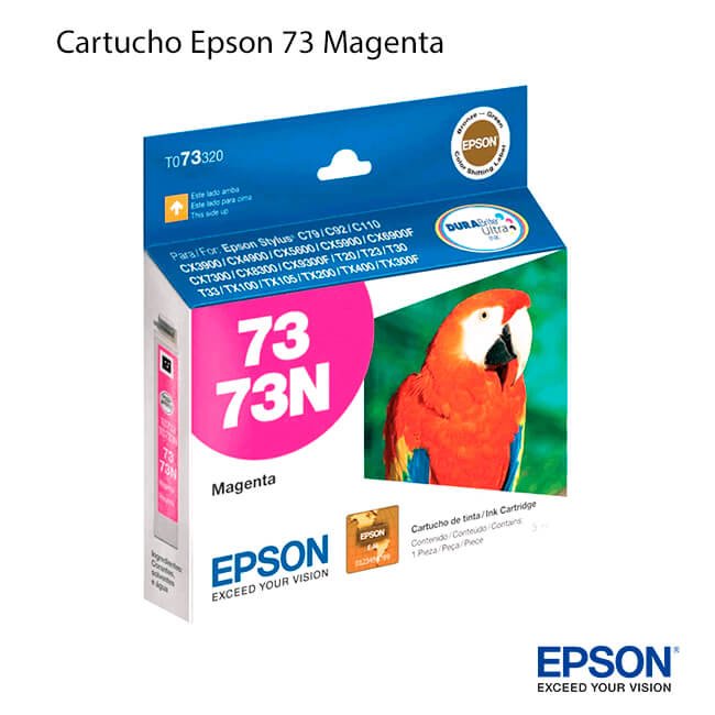 ▷ Cartucho de Tinta Epson 73 Magenta 【 original 】