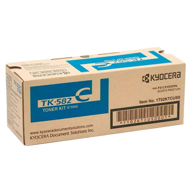 Cartucho de Toner Kyocera【TK-582C Original yan