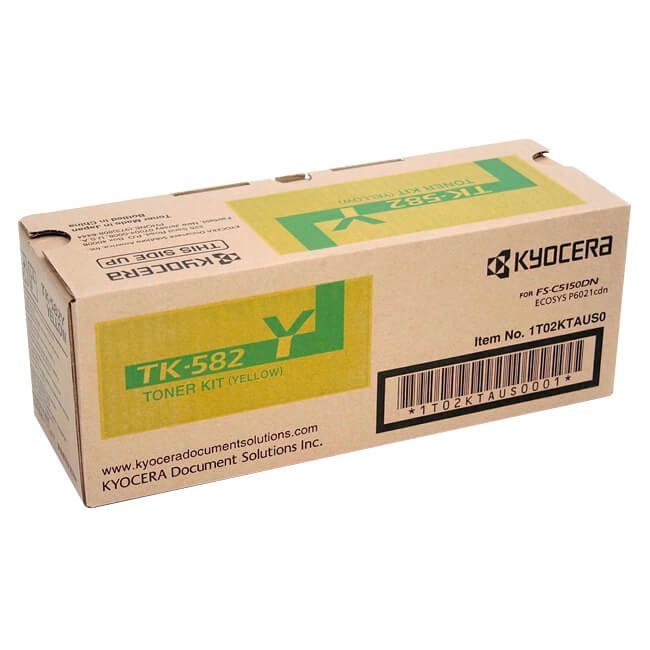 prod-16092020185826-tk-582y-deta Cartucho de Toner Kyocera TK-582Y Original Yellow - Imagen 1