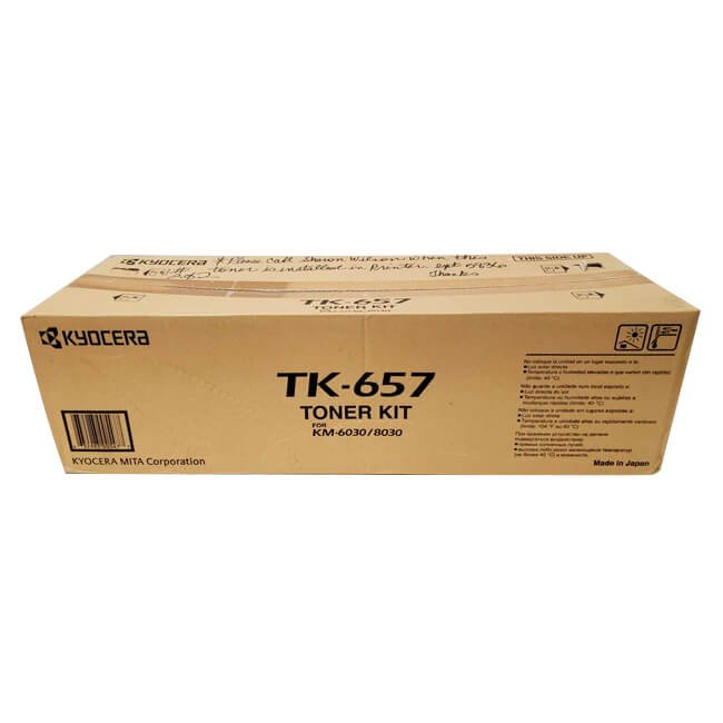Toner Kyocera KM-6030, 8030 TK-657 Original Negro