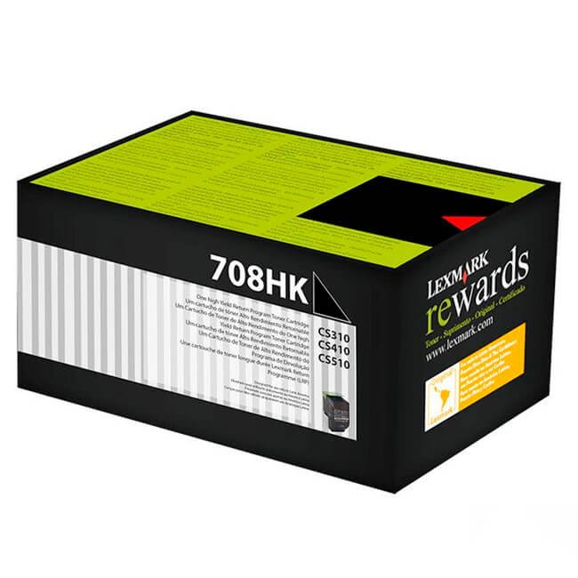 Tóner Lexmark 70C8HK0 original Black