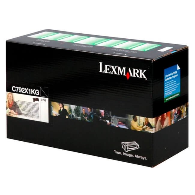 Tóner Lexmark C792X1KG original Negro