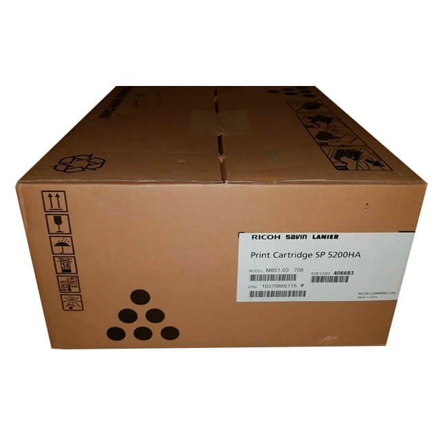 Toner Ricoh SP 5200, 5210 406683 Original Negro