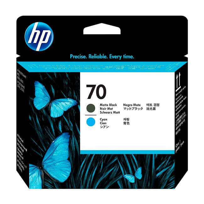 Cabezal HP C9404A Matte Black, Cyan  70 original