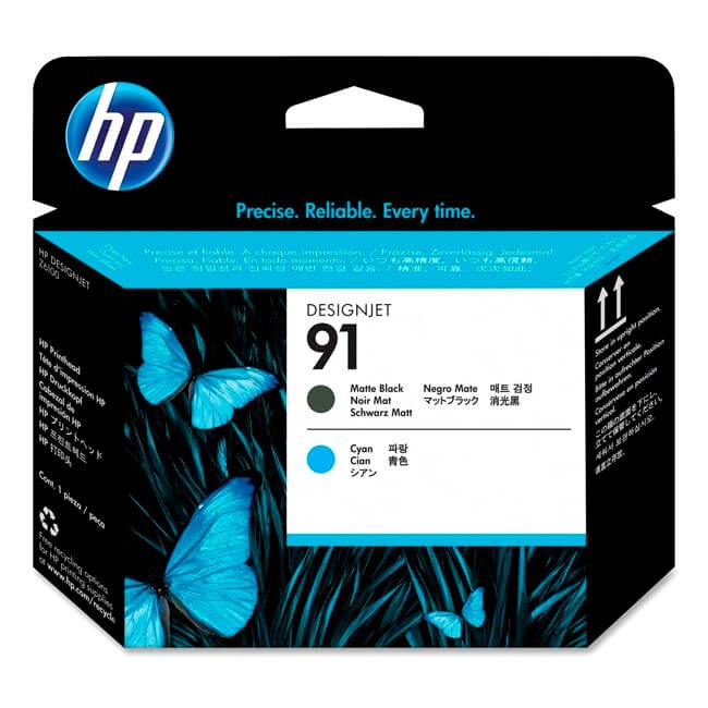 Cabezal HP C9460A Matte Black, Cyan  91 original