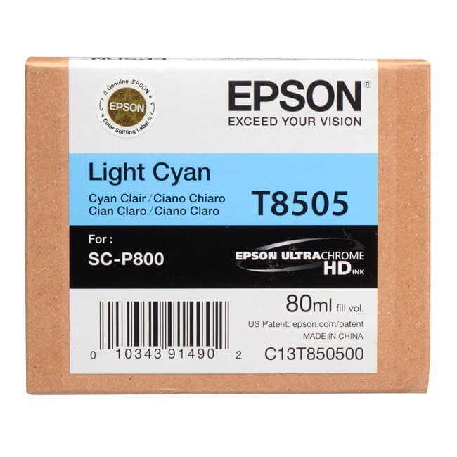 Tinta Epson T8505 original T850500 Cyan Claro