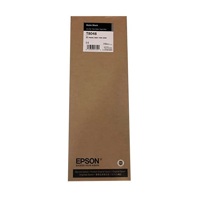 Tinta Epson T8048 original T804800 Negro Mate