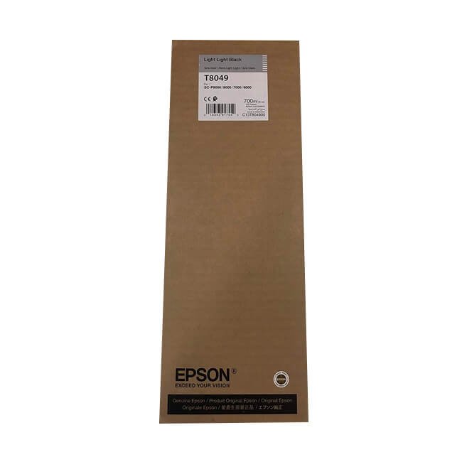 Tinta Epson T8049 original T804900 Negro Claro Claro