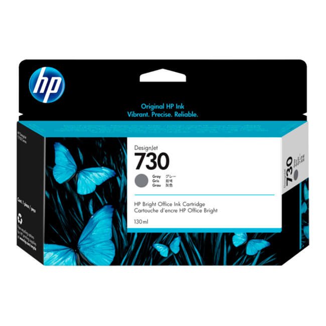 Tinta HP 730 original P2V66A Gray