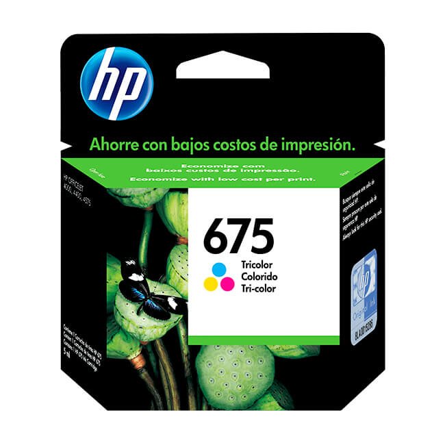 Tinta HP 675 original CN691AL Tricolor