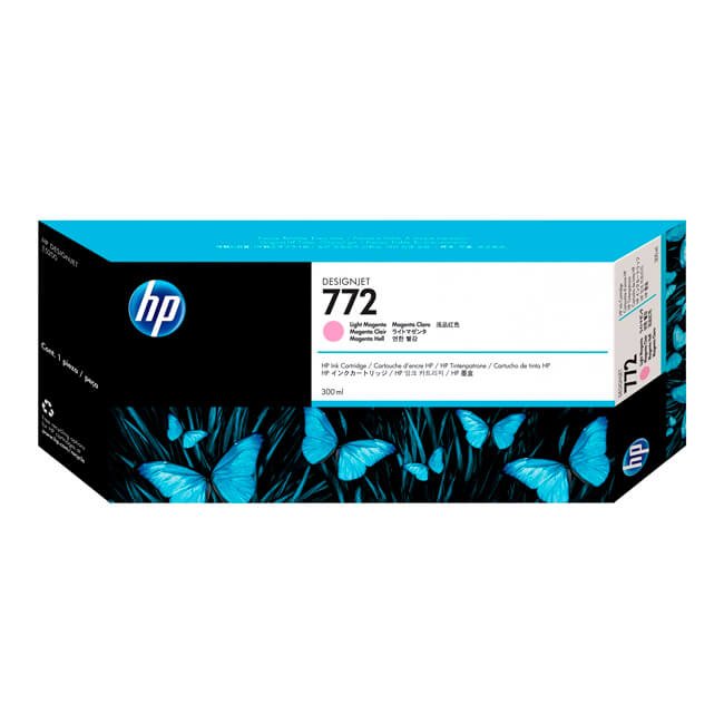 Tinta HP 772 original CN631A Lt Magenta