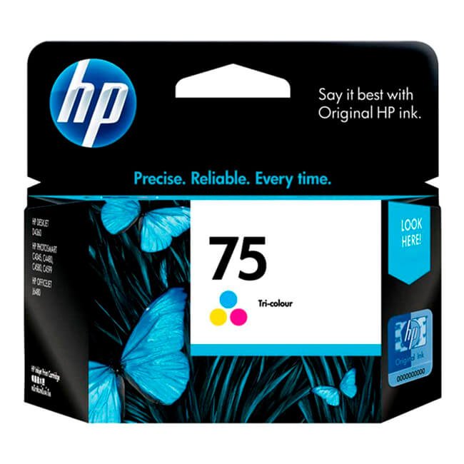 Tinta HP 75 original CB337WL Tricolor