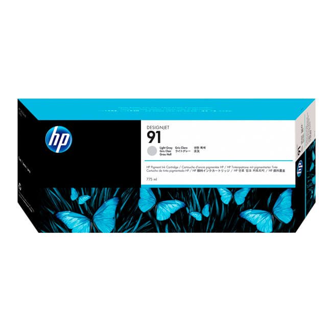 Tinta HP 91 original C9466A Light Gray