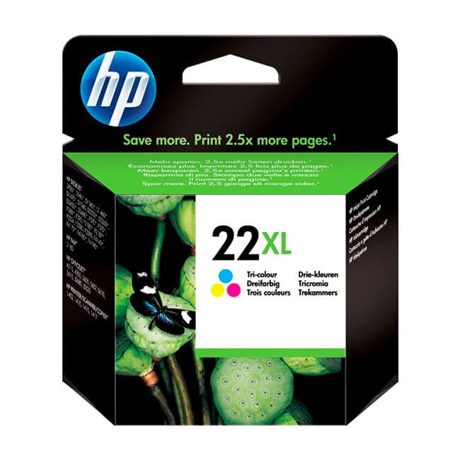 Tinta HP 22XL original C9352CL Tricolor