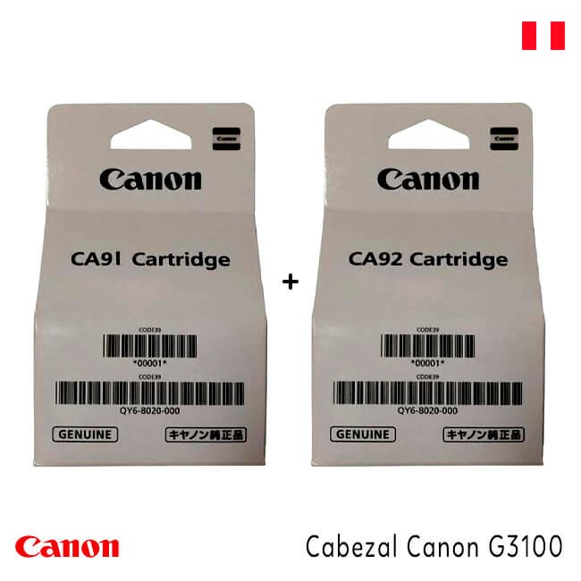▷ Cabezal Canon G3100 【 Negro y Tricolor 】 Original