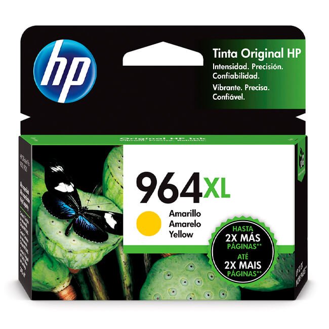 Tinta HP 964XL original 3JA56AL Yellow