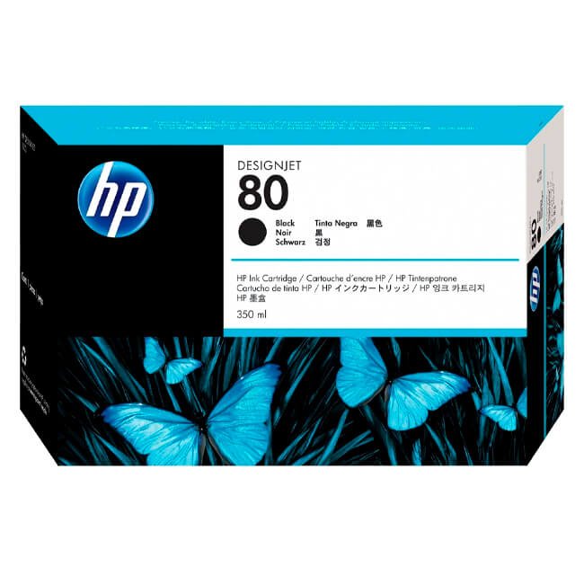 Tinta HP 80 original C4871A Negro
