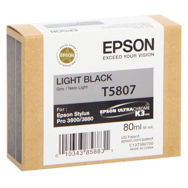 Cartucho de tinta Epson T580700 Light Black