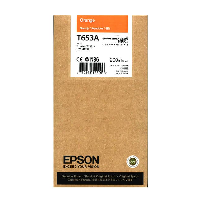 Tinta Epson T653A00 original T653A Orange