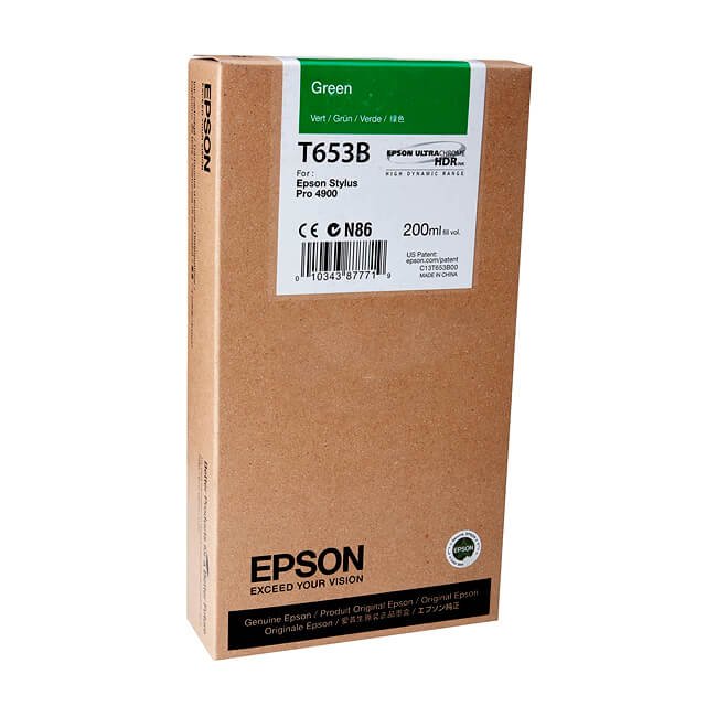 Tinta Epson T653B00 original T653B Green