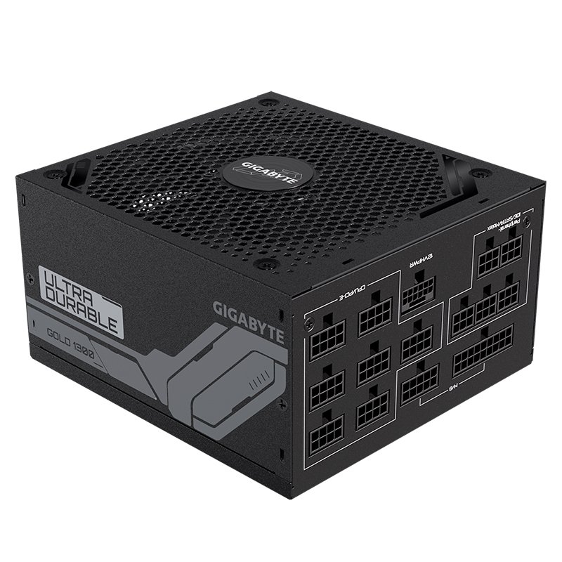 psgbud1300gmpg5 Fuente de alimentación GIGABYTE GP-UD1300GM P, 1300W, 80 PLUS Gold Certified, Formato ATX. - Imagen 1