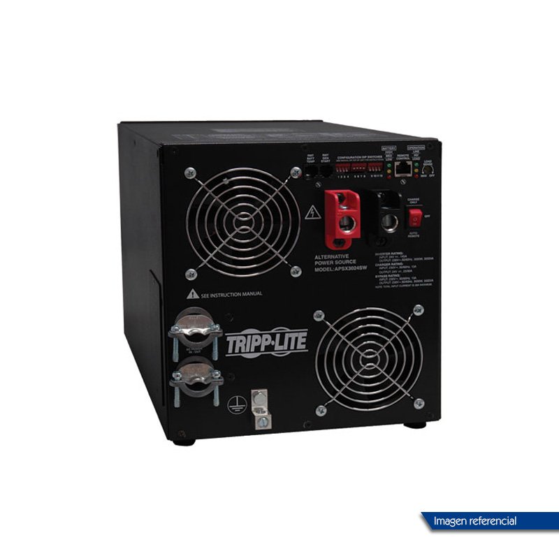 TRIPPLITE APSX3024SW, Inversor cargador PowerVerter APS de 3000W, 24VCC y 230V.