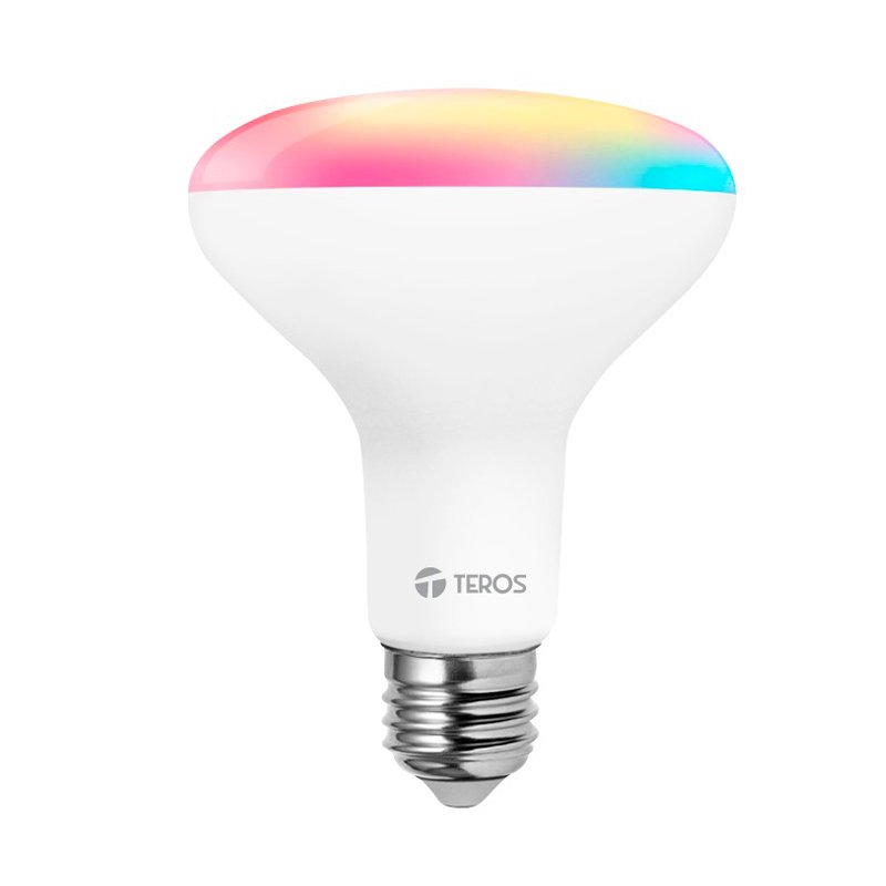 smholite9106rgb Foco inteligente LED TEROS TE-9106RGB, iluminación RGB, potencia de 13W, socket E27, Wi Fi - Imagen 1