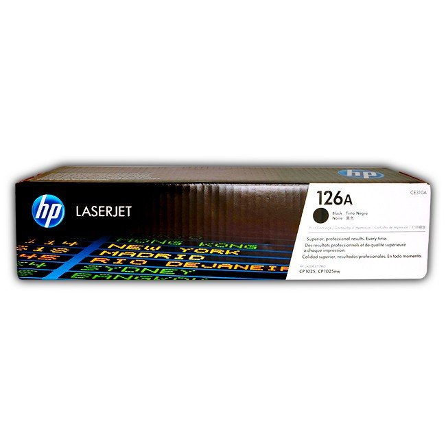 Toner HP cp1025nw CE310A-126A original Negro