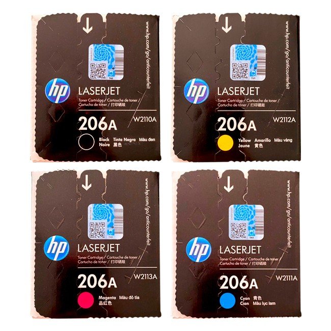 Toner HP LaserJet m283fdw, m255dw, m283cdw 206A-Pack