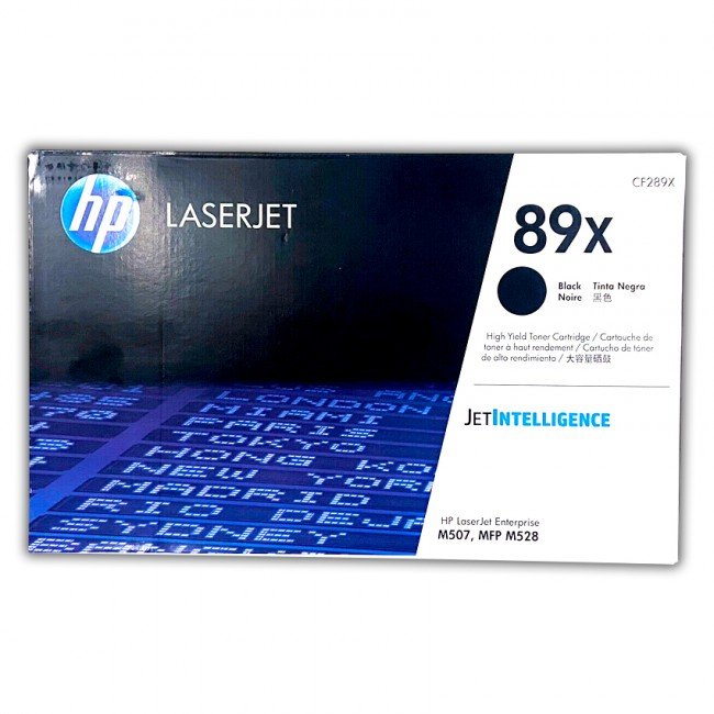 Toner HP LaserJet m528, m507, e52645dn 89X Negro