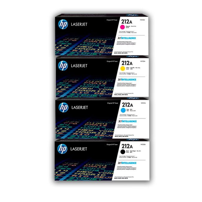 Toner HP 212A Pack para LaserJet Enterprise m555dn, m555x, m554dn