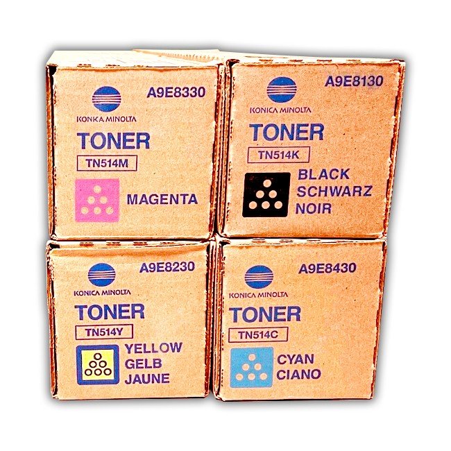 Toner Konica Minolta Bizhub c658, c558 Pack Original