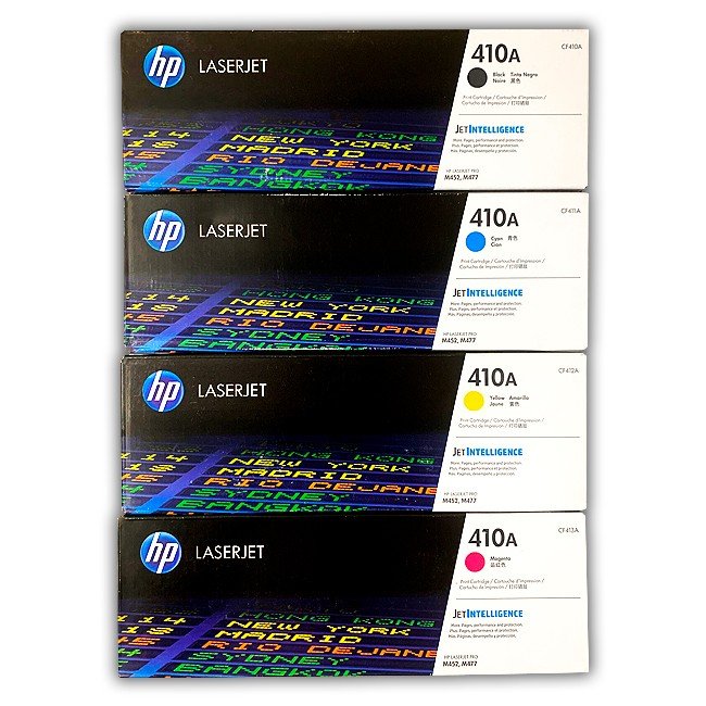 Toner Laserjet HP m477fdw, m452nw, m377dw mfp 410A Pack
