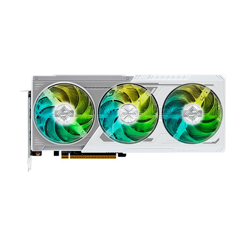 vd16arrx906xtsl Tarjeta de video ASRock AMD Radeon RX 9060 XT Steel Legend 16GB OC, 16 GB GDDR6, PCI-E 5.0 - Imagen 1