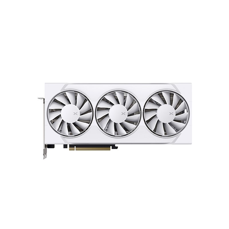 vd16xfrx906xtw3 Tarjeta de video XFX Swift AMD Radeon RX 9060 XT OC White Triple Fan Gaming Edition 16GB - Imagen 1