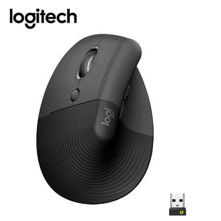MOUSE LOGITECH LIFT VERTICAL ERGONOMIC ZURDO WIRELESS/BT BLACK (910-006467)