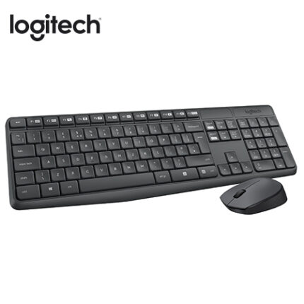 TECLADO LOGITECH + MOUSE MK345 WIRELESS USB SP BLACK (PN 920-007820)