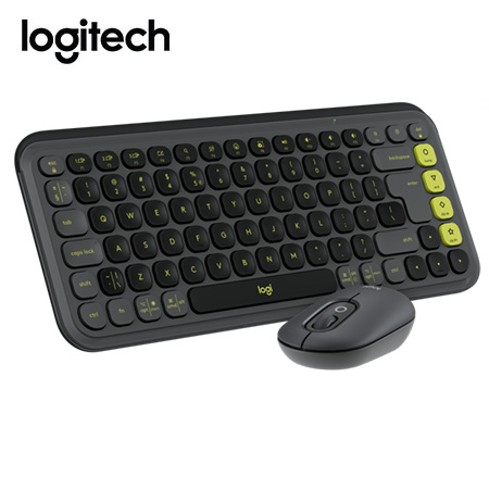 TECLADO LOGITECH + MOUSE POP ICON BLUETOOTH/WIRELESS SP / COPILOT/ GRAPHITE (920-013052)